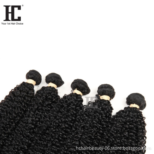 China Hair Bundle Sale Kinky Curly Unprocessed Wholesale Virgin Malaysian Hair Weave Bundles Human Hair Extensions